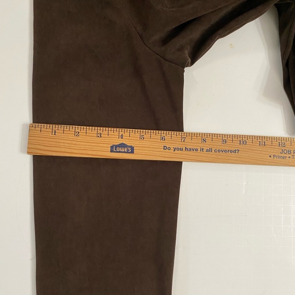 Vintage Briggs Blazer Jacket Womens Medium Faux Suede USA Washable Brown - Picture 7 of 11